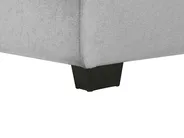 Corner Sofa Bed 3 Seater ROMEDAL Fabric Light Grey Left Hand_748912