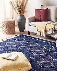 Rug CORUM Black 160 x 230 cm Cotton_1180177
