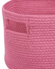 Aufbewahrungskorb 2er Set CHINIOT Baumwolle Fuchsia_840476
