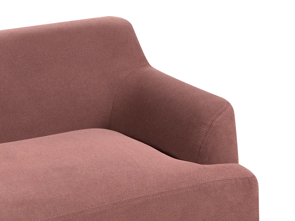 Sofa 3-Sitzer SOSJO Stoff Burgunderrot_940877