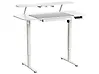 Electric Adjustable Standing Desk WILBANKS 120 cm x 60 cm with USB Port White