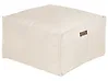 Pouf BOULDER Cremeweiß