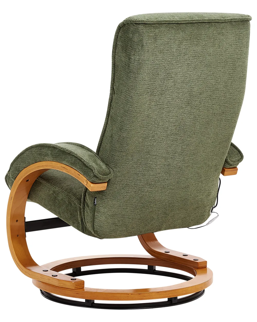 Massagestuhl HERO mit Fußstütze Stoff Grün_964776