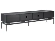 TV Stand LANCELIN Black/ Light Brown_1057136