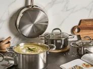 Kochgeschirr-Set 7-teilig PRIMECOOK Edelstahl Silber_1043347