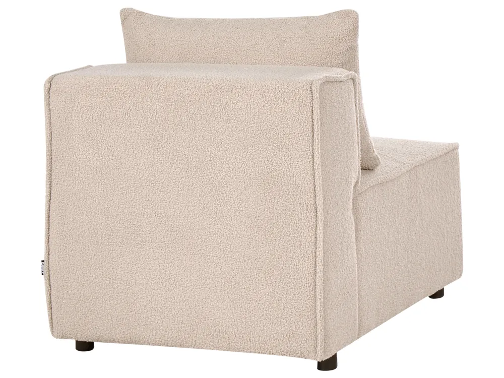 U-förmiges Modulsofa 8-Sitzer AXEBO Bouclé Beige_1077297