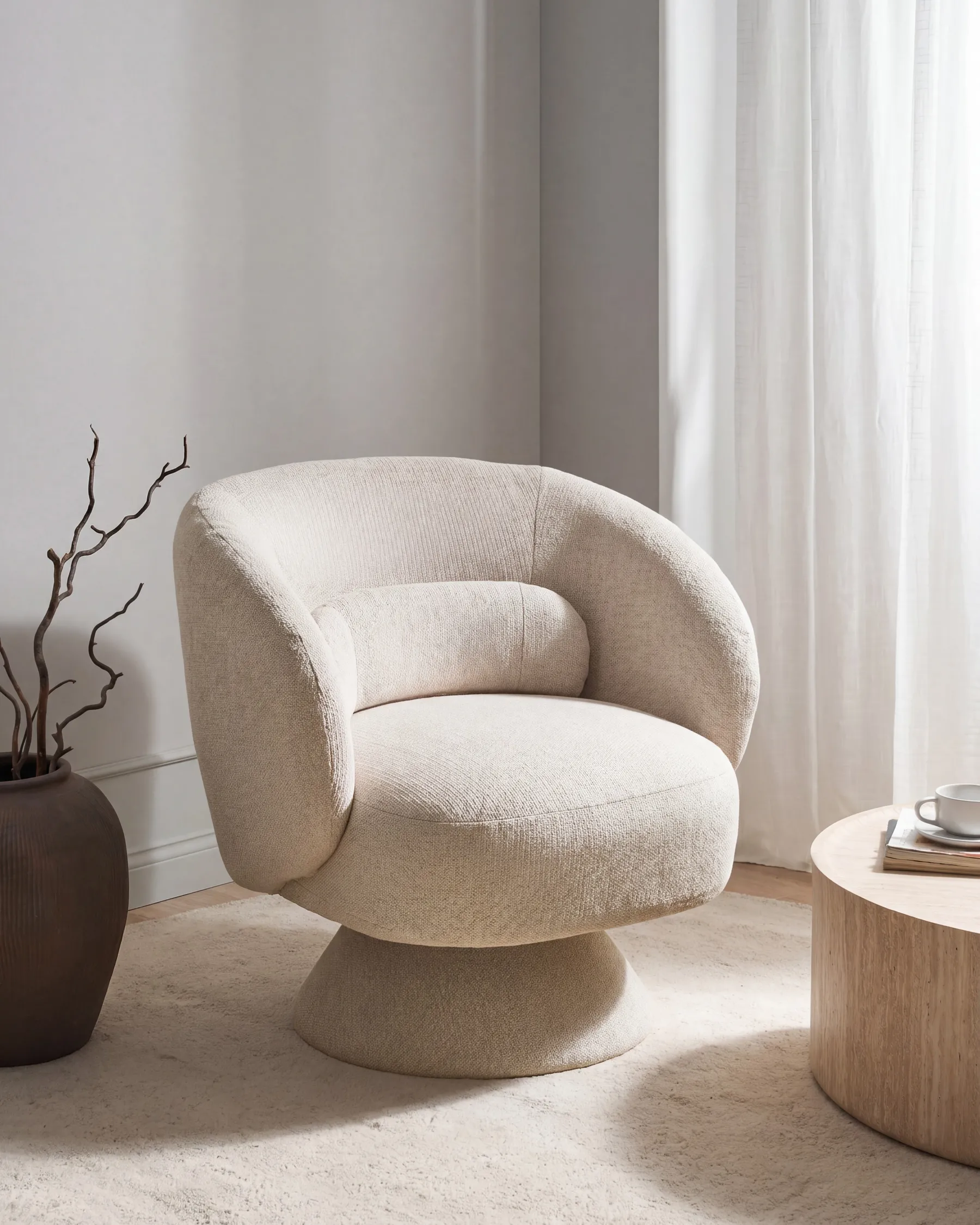 Drehsessel LIEKSA Hellbeige_1077730