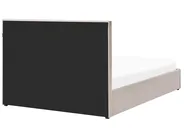 Ottoman Bed QUIBERON Fabric Beige 160 x 200 cm (EU King Size)_1023354
