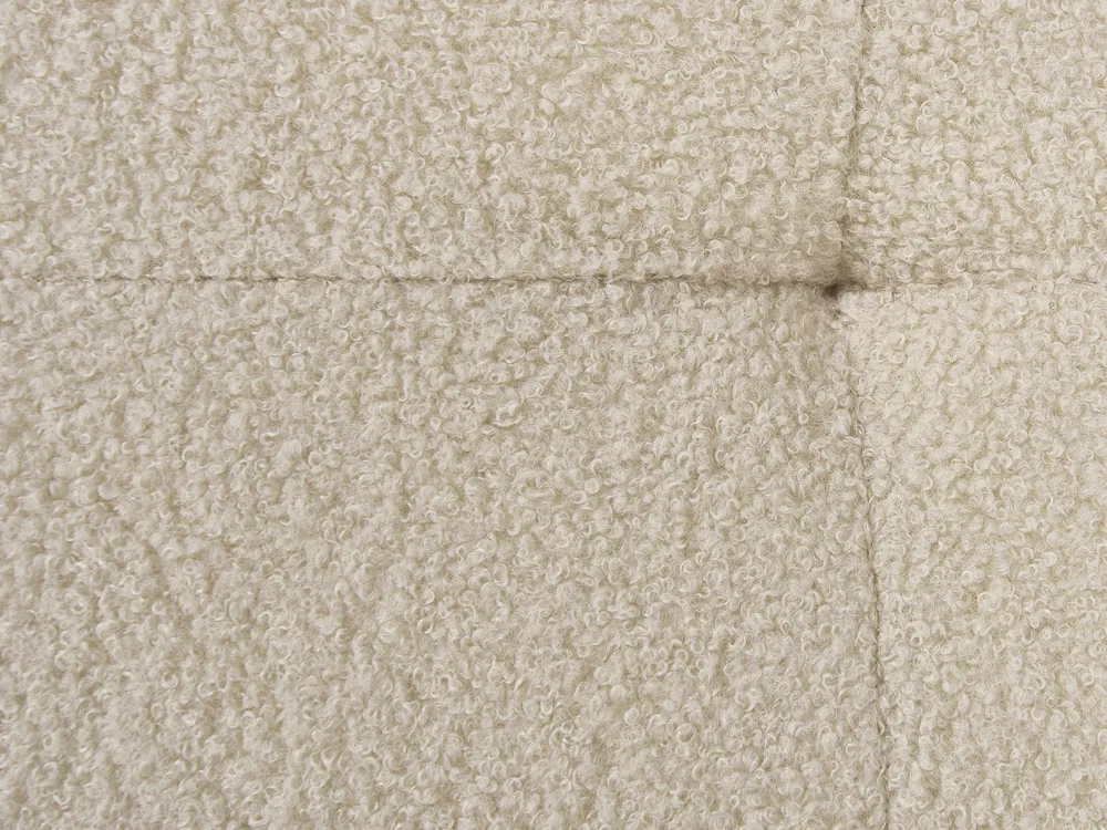 Bett mit Lattenrost Bouclé SOULISSE 180 x 200 cm Beige_1129674