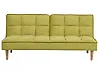 Schlafsofa 3-Sitzer SILJAN Stoff Olivgrün