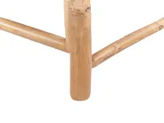 Sonnenliege mit Kissen LIGURE mit Relaxfunktion Bambus Braun_838029