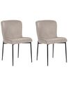 Esszimmerstuhl 2er Set ADA Taupe