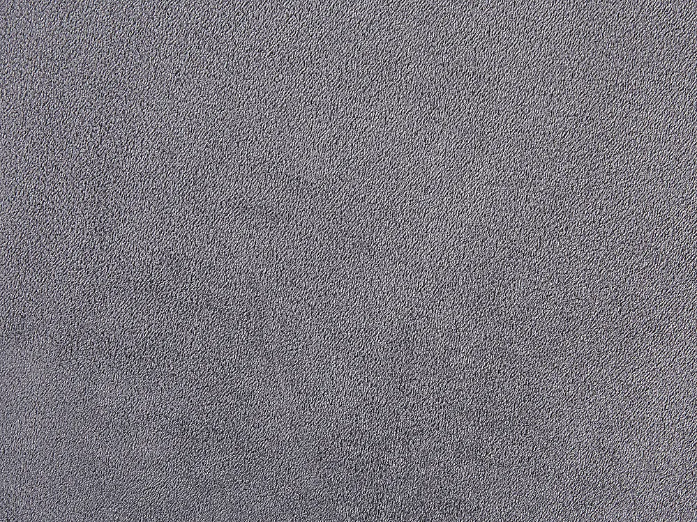 Pouf BRIGITTE Samtstoff Grau_782039