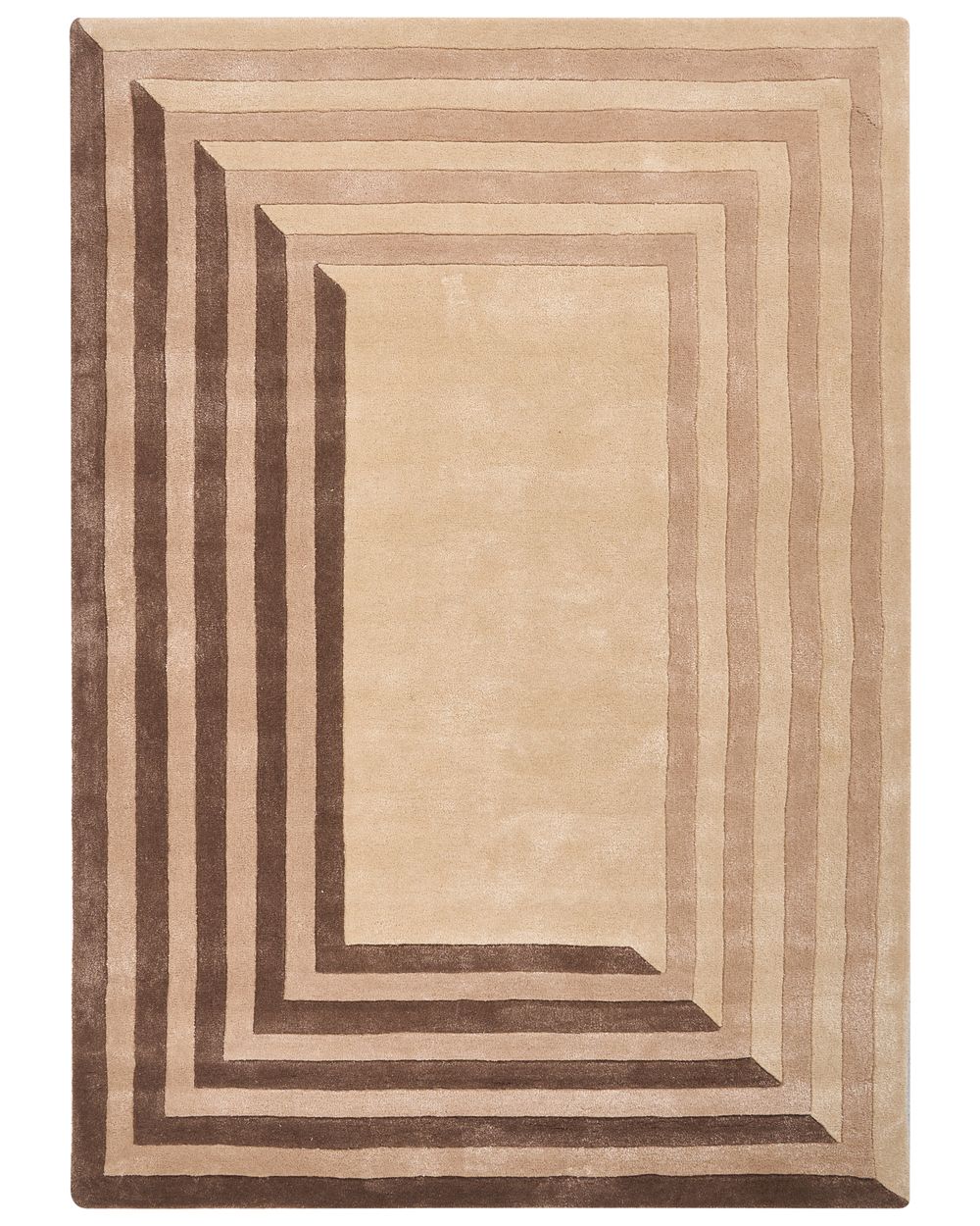 Rug SARAI Beige 160 x 230 cm Viscose