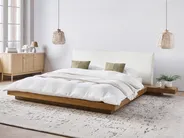 Bett mit Lattenrost ZEN 160 x 200 cm Naturfarbene Esche_756279