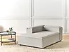 Rechtsseitige Chaiselongue ARDAL Stoff Hellgrau