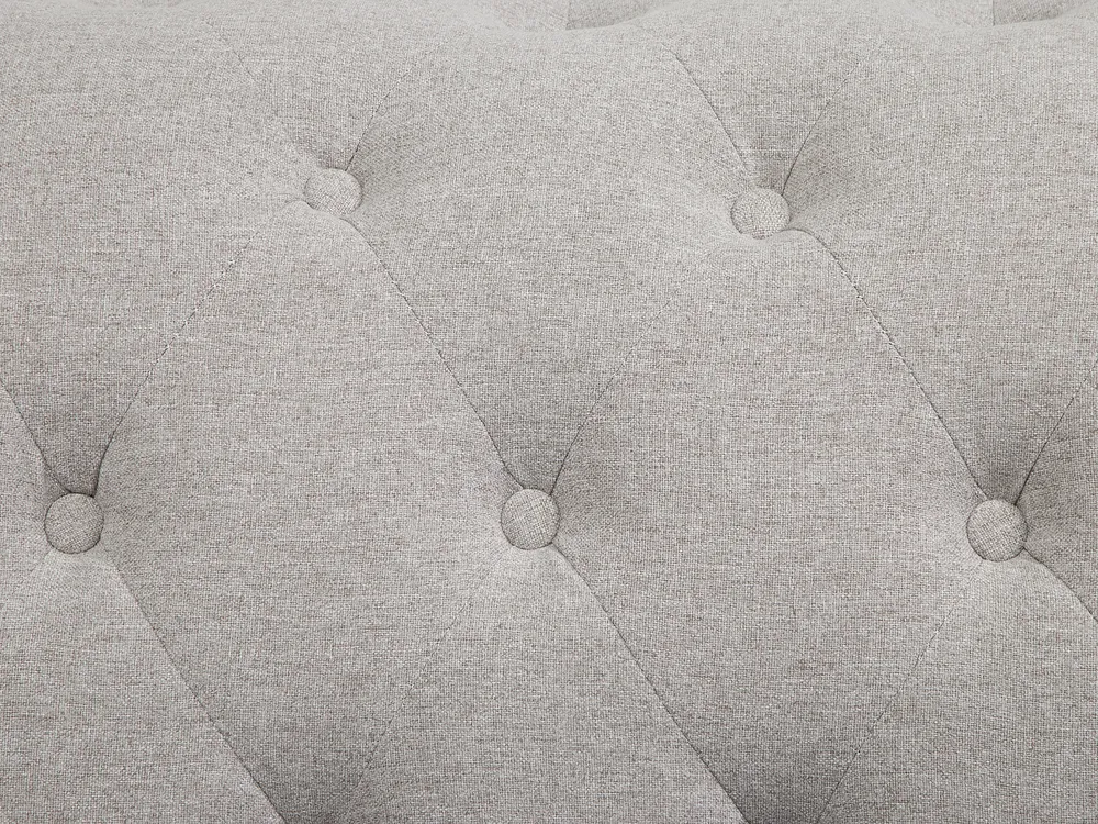 Sofa 2-Sitzer VISSLAND Stoff Hellbeige_706384