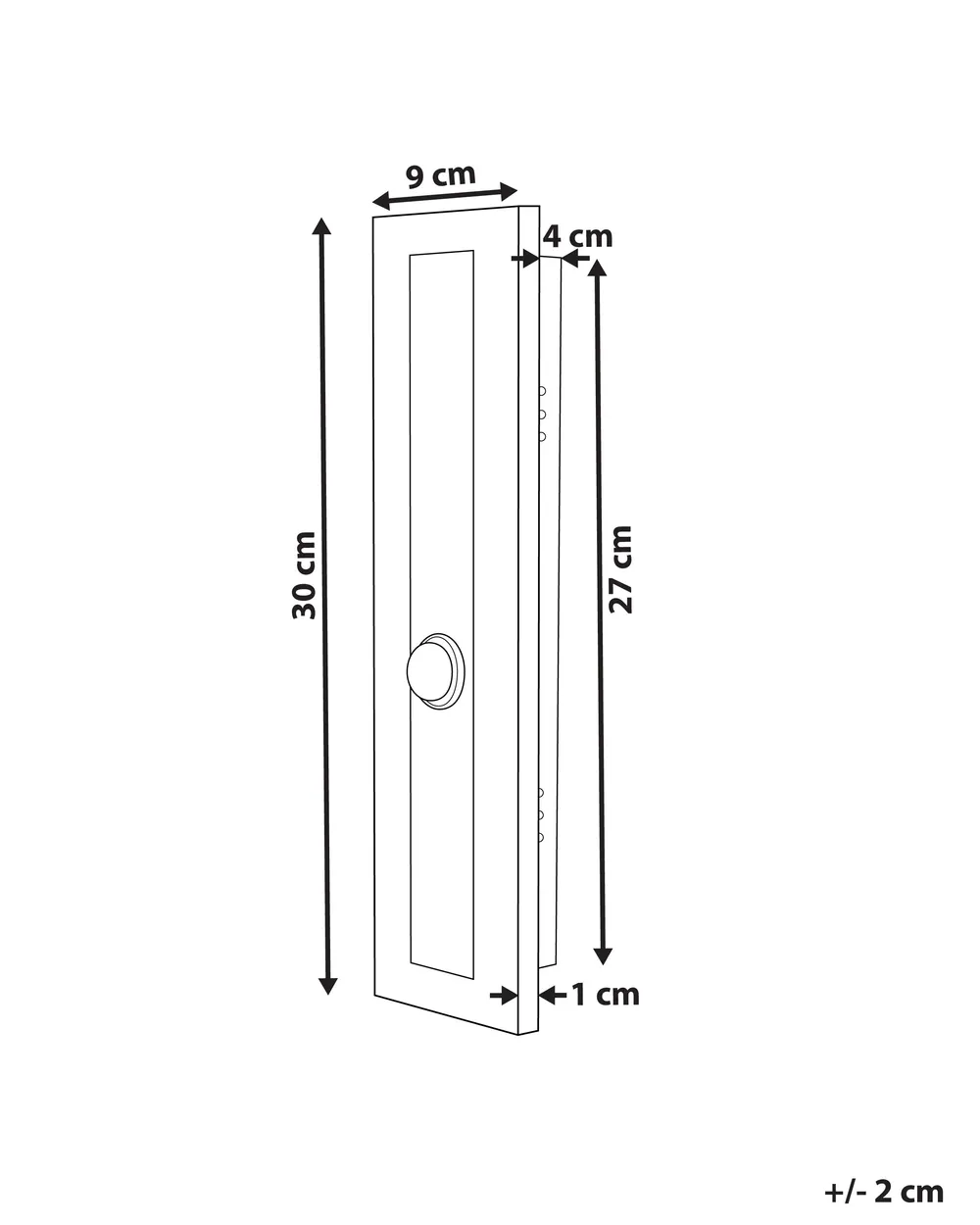 Outdoor LED Wall Light SAVANE with Motion Sensor Black_866465