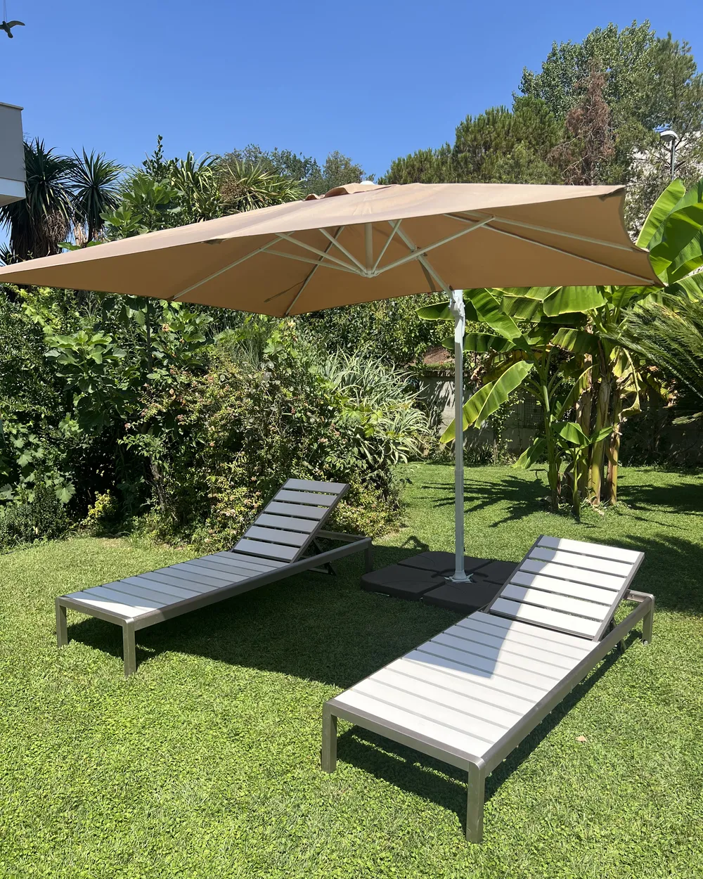 Ampelschirm 250 cm MONZA Dunkelbeige_940507