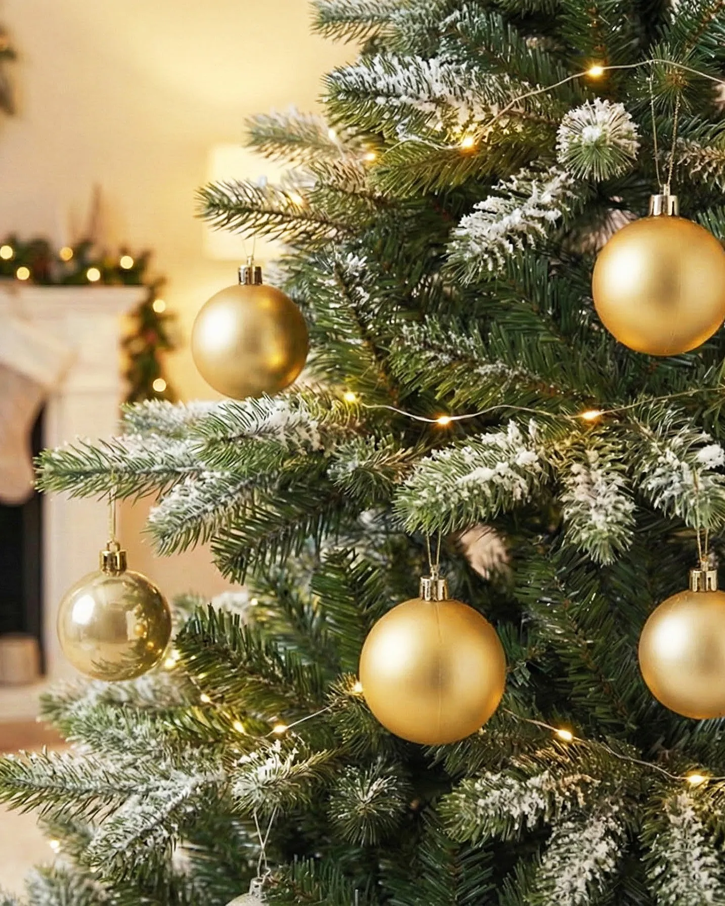 Weihnachtskugel 60er Set FEGEN Gold_1024254