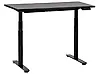 Schreibtisch elektrisch höhenverstellbar DESTINAS 120 cm x 72 cm Schwarz