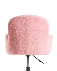Schreibtischstuhl PRIDDY Bouclé Rosa_1101258