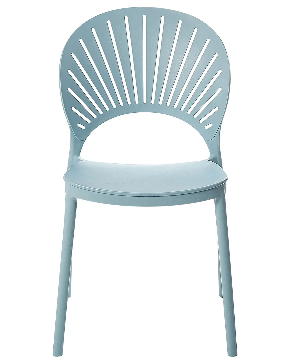 Set of 4 Garden Chairs OSTIA Light Blue_825356