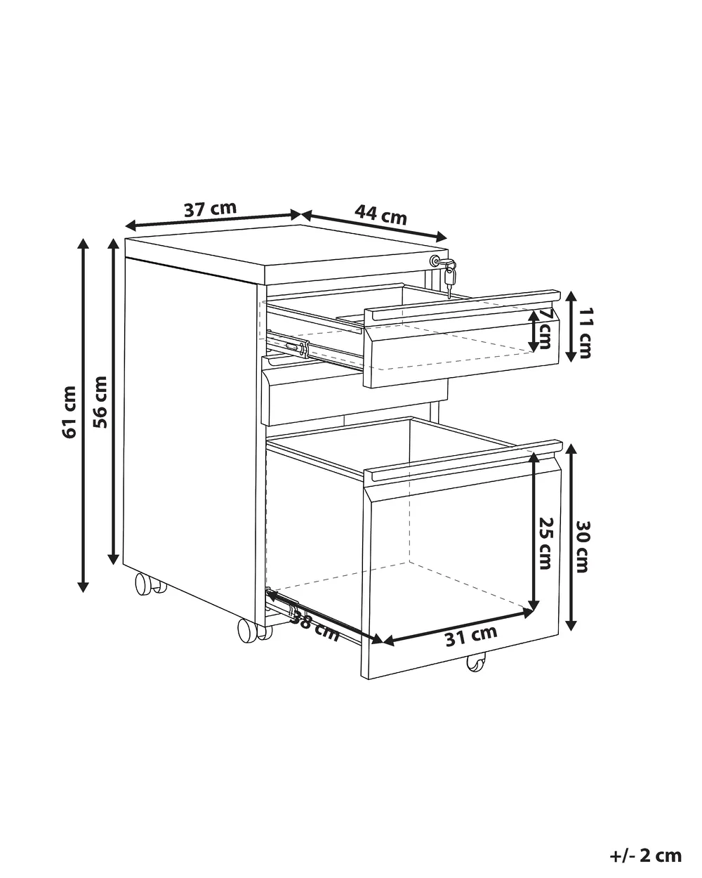 Storage Unit RECAMI Red_1060788