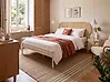 Bett mit Lattenrost Polyrattan BOULIN 140 x 200 cm Beige
