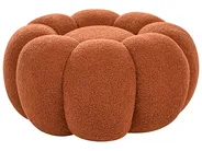 Pouf BEAUFORT Bouclé Braun_1065106