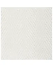 Teppich TWYNAM Cremeweiß 160 x 160 cm_1124622