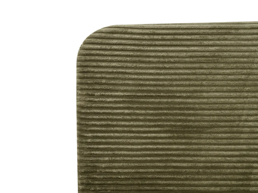 Bett mit Lattenrost Cord FLAYAT 140 x 200 cm Grün_967914