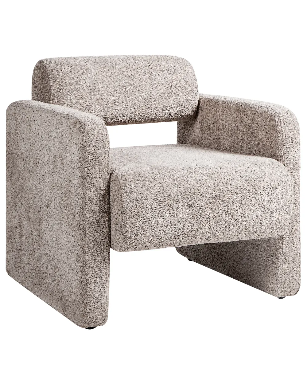 Armchair HALLSBERG Boucle Taupe_960152