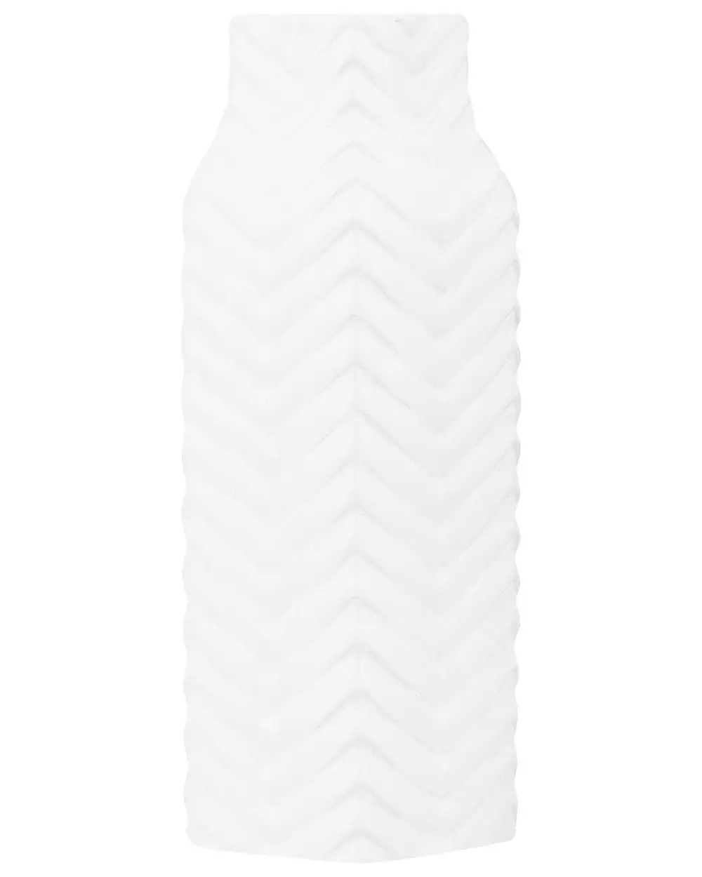Dekovase XANTHOS 32 cm Steinzeug Weiß_742394