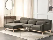 Ecksofa 3-Sitzer SIMOS Cord Dunkelgrün rechtsseitig_896920