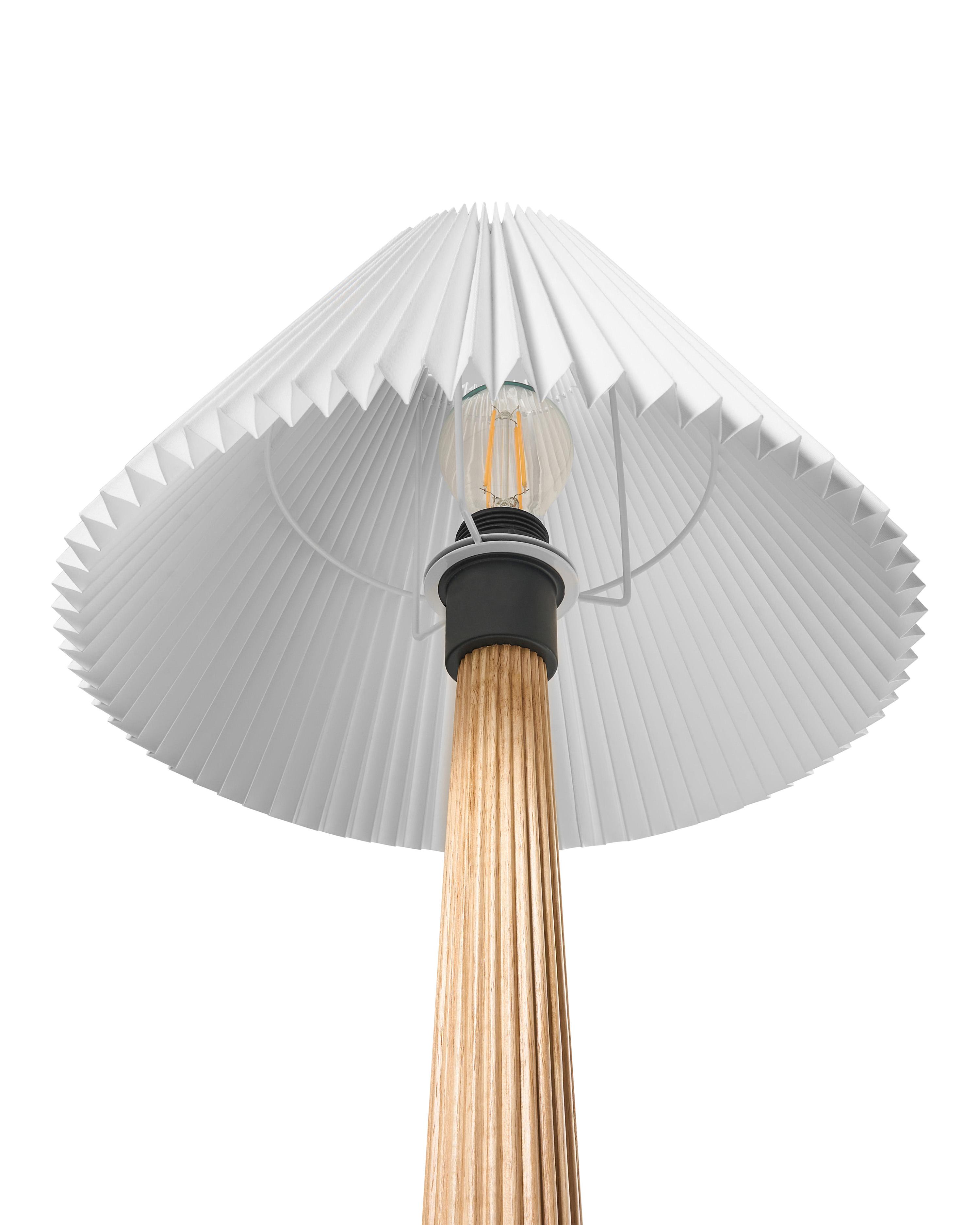 Floor Lamp ALIGIDE Wood Natural_1016930