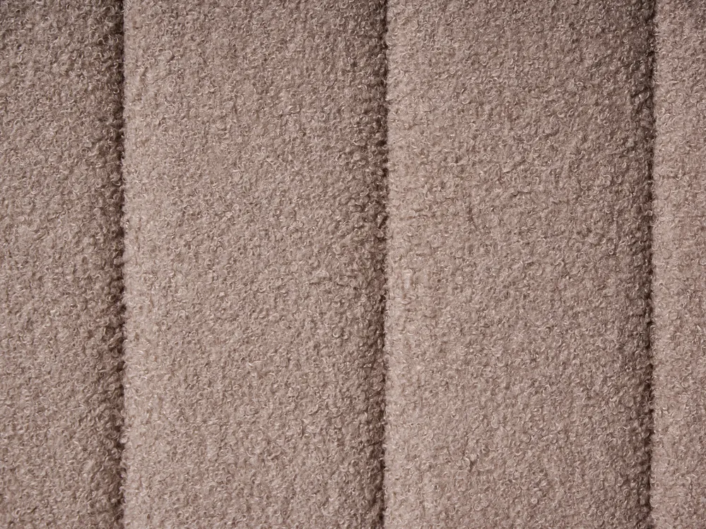 Bett mit Stauraum LUNAN Bouclé Taupe 120 x 200 cm_1048520