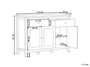 Sideboard mit 3 Türen ATOCA Cremeweiß_910325