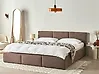 Bett mit Stauraum BOUSSE Bouclé Taupe 180 x 200 cm