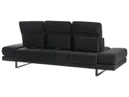 Sofa 3-Sitzer IKAST Stoff Schwarz_969293