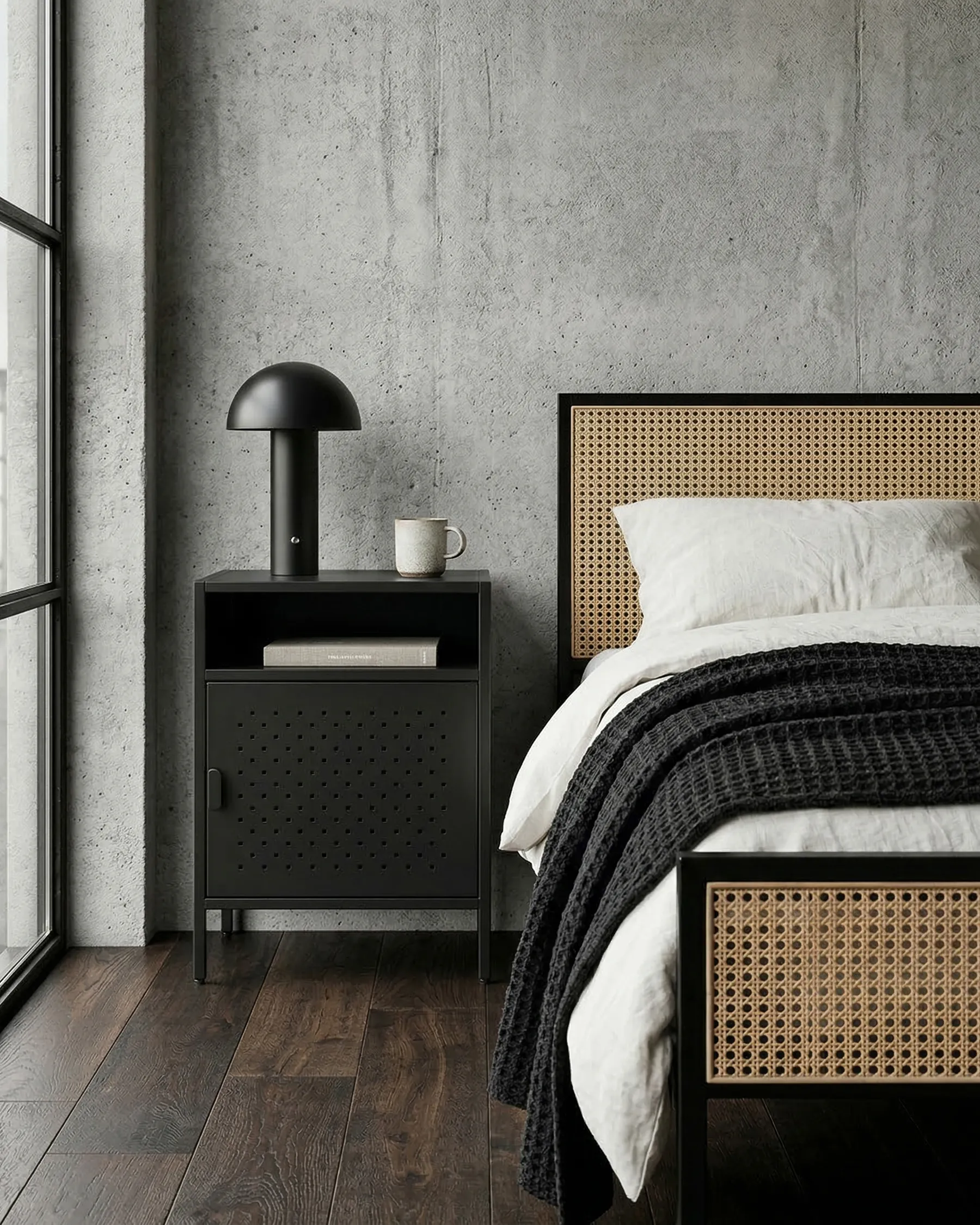 Storage Unit WAIKATO Metal Black_1037600