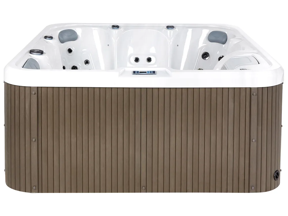 Outdoor Hot Tub with LED CALIMA White_965250