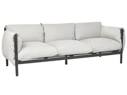 Gartensofa Set 5-Sitzer ESPERIA Metall Grau_868687