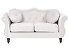 Sofa 2-Sitzer SKIEN Samtstoff Beige