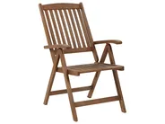 Gartenmöbel Set 6-Sitzer AMANTEA Akazienholz Dunkelbraun_871810