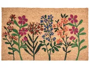 Fußmatte TEKKONA Naturfarben 50 x 80 cm Blume Kokosfasern_1050320