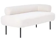 Rechtsseitige Chaiselongue MIRMANDE Bouclé Cremeweiß_1072669