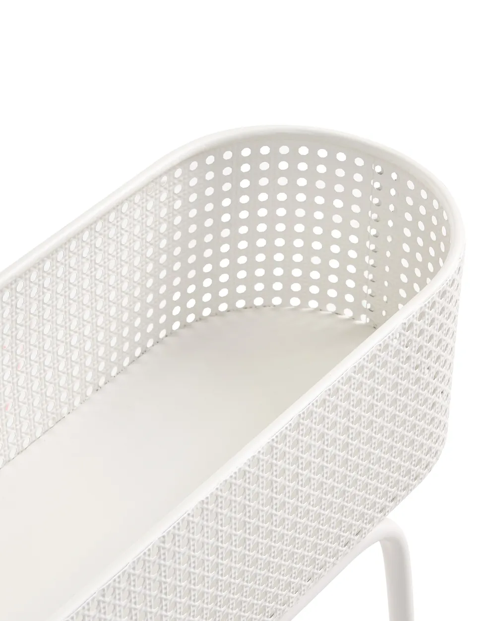 Pflanzenständer LINNAEA 60 cm Metall Weiß_1064762