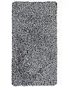 Shaggy-Teppich CIDE Schwarz / Weiß 80 x 150 cm
