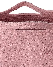 Set of 2 Baskets PANJGUR Cotton Pink_846413